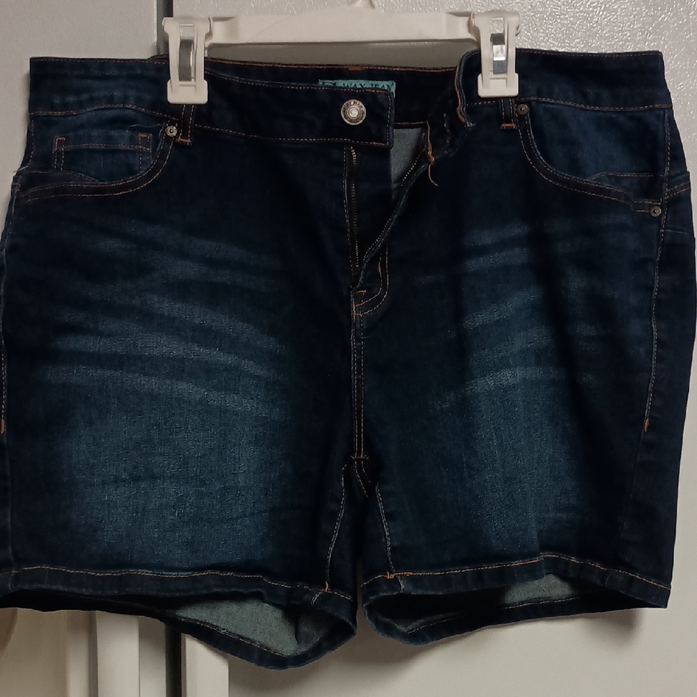 Wax Jean Light Blue Denim Shorts